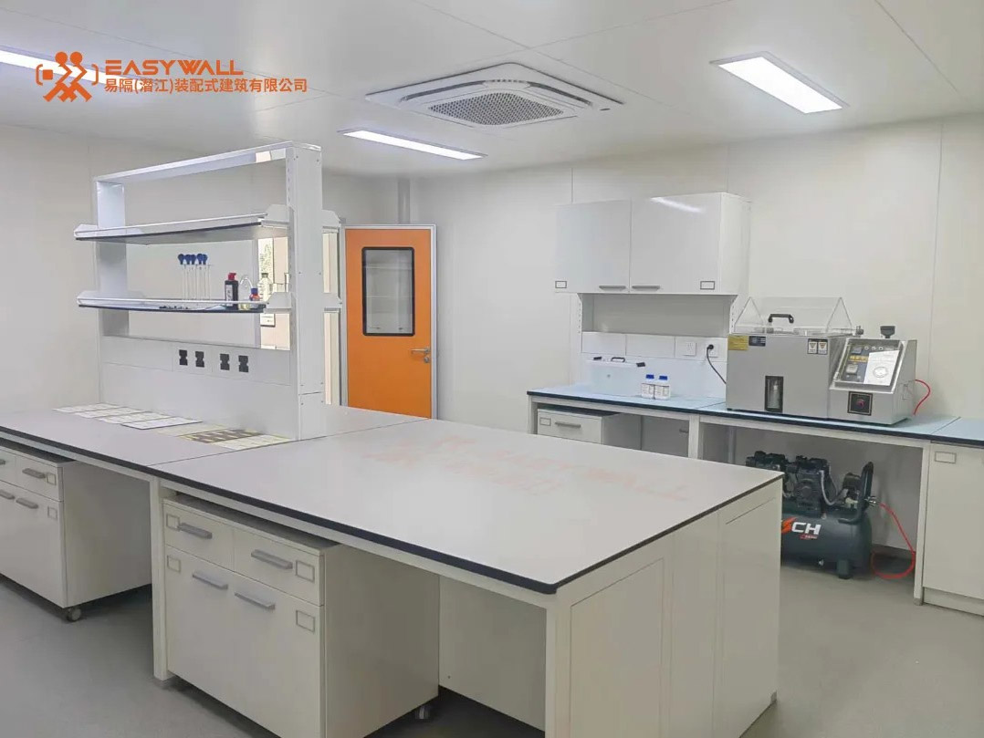 Easywall (Qianjiang) Laboratory was successfully completed, promoting a new upgrade in the quality of sandwich panel